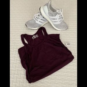 New Balance Racerback Tank, Wine color